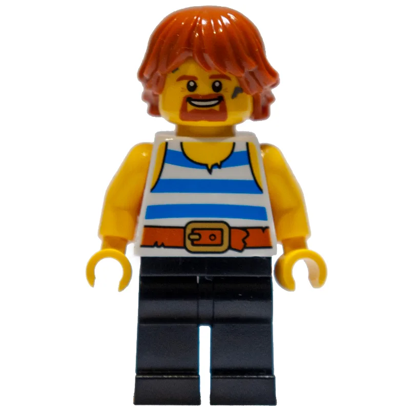 Blacksmith - White Torso, Black Legs, Dark Or… — minifigurine LEGO | Brick Broker