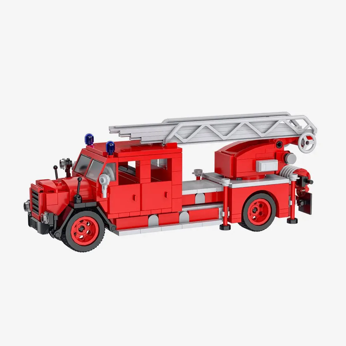 BlueBrixx Camion-échelle classique des pompiers (BB-110138) - prix | Brick Broker