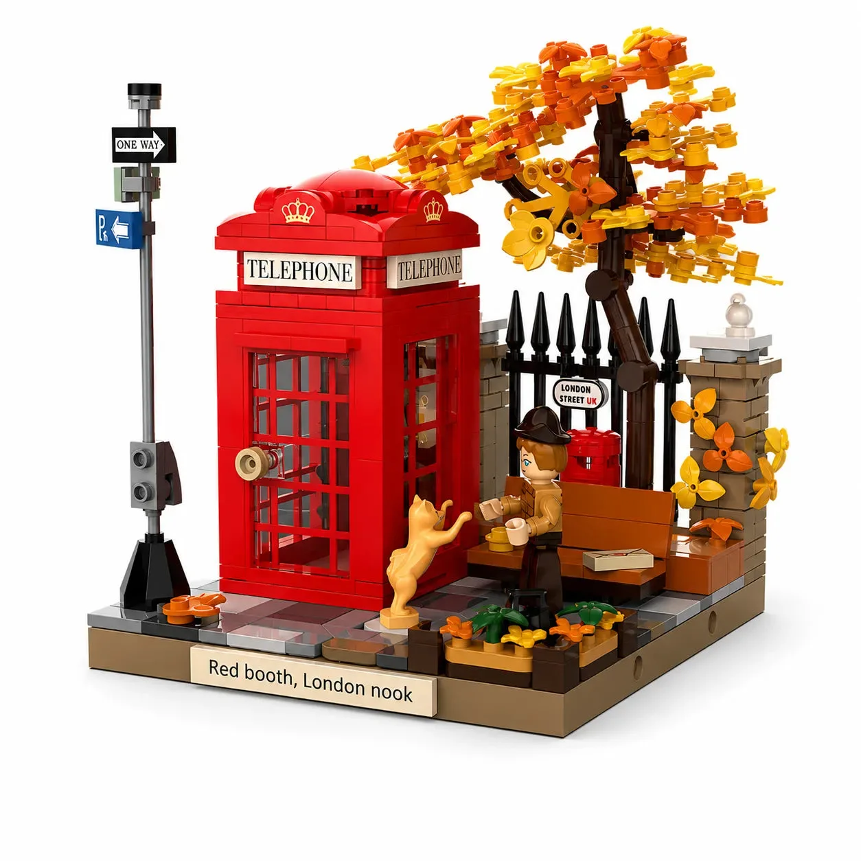 Jaki Cabine téléphonique rouge de Londres (JAK-KJ061) - prix | Brick Broker