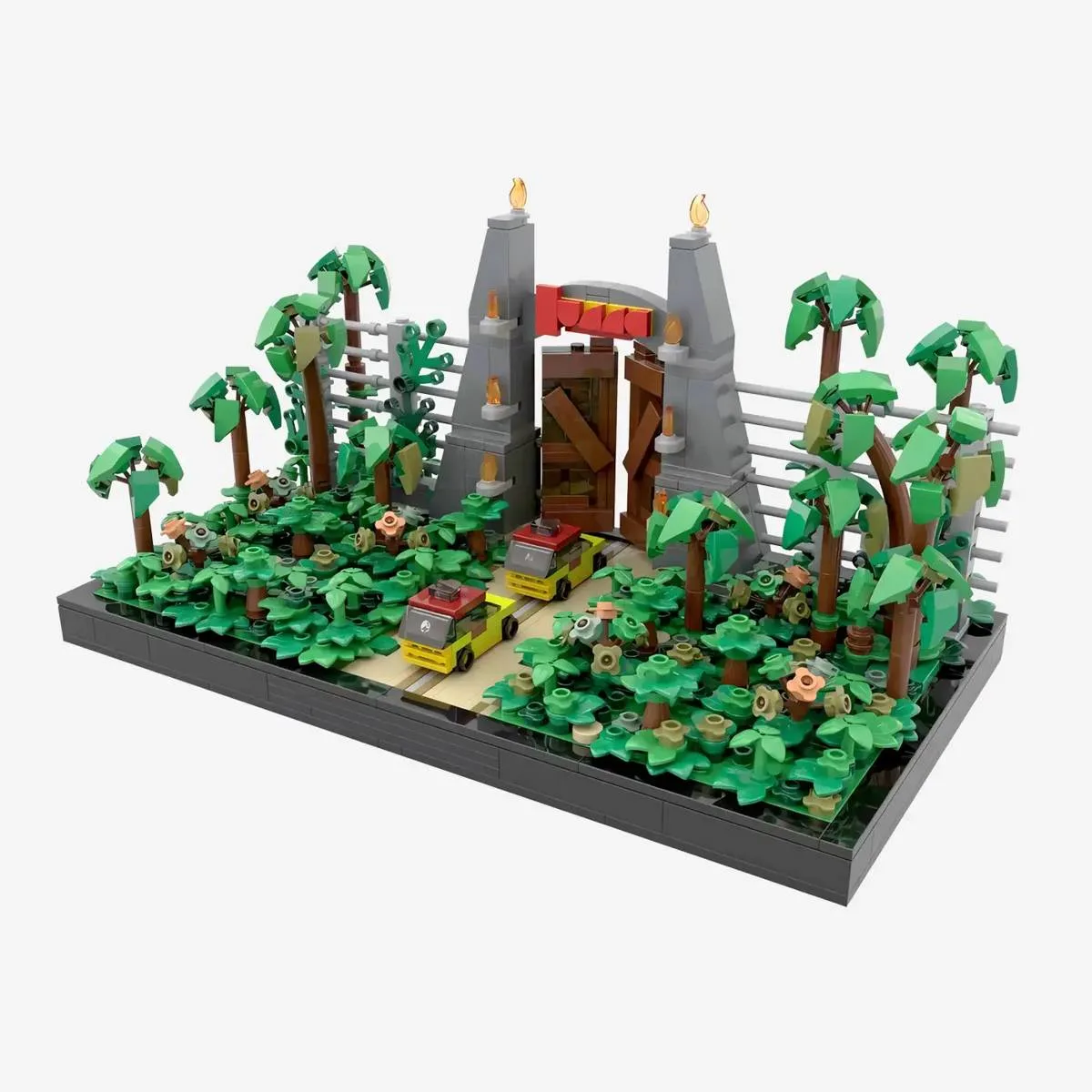 BlueBrixx Entrée du Zoo des Dinosaures (BB-108936) - prix | Brick Broker