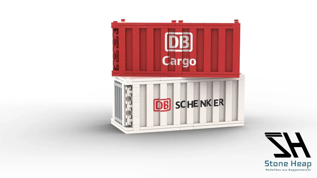 Stone Heap Conteneur de 20 pieds - DB Cargo™ & DB Schenker™ (SH-4006) - prix | Brick Broker