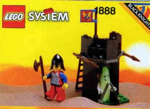 LEGO 1888 Cabane de Garde des Black Knights - prix | Brick Broker