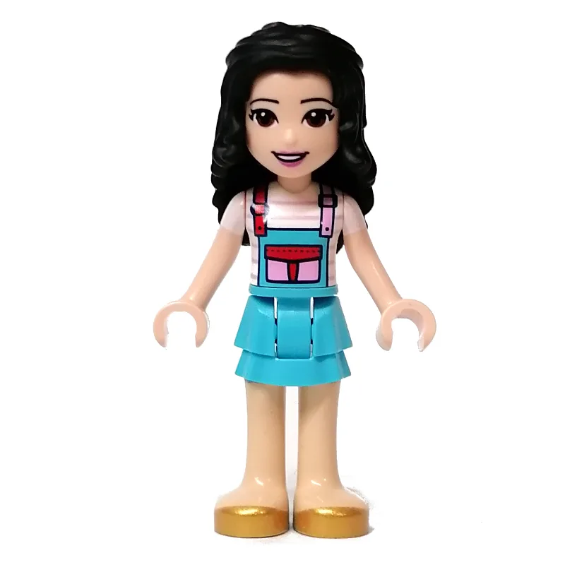Emma - White Top, Medium Azure Skirt — dans quels sets LEGO ? (fig-012837) | Brick Broker