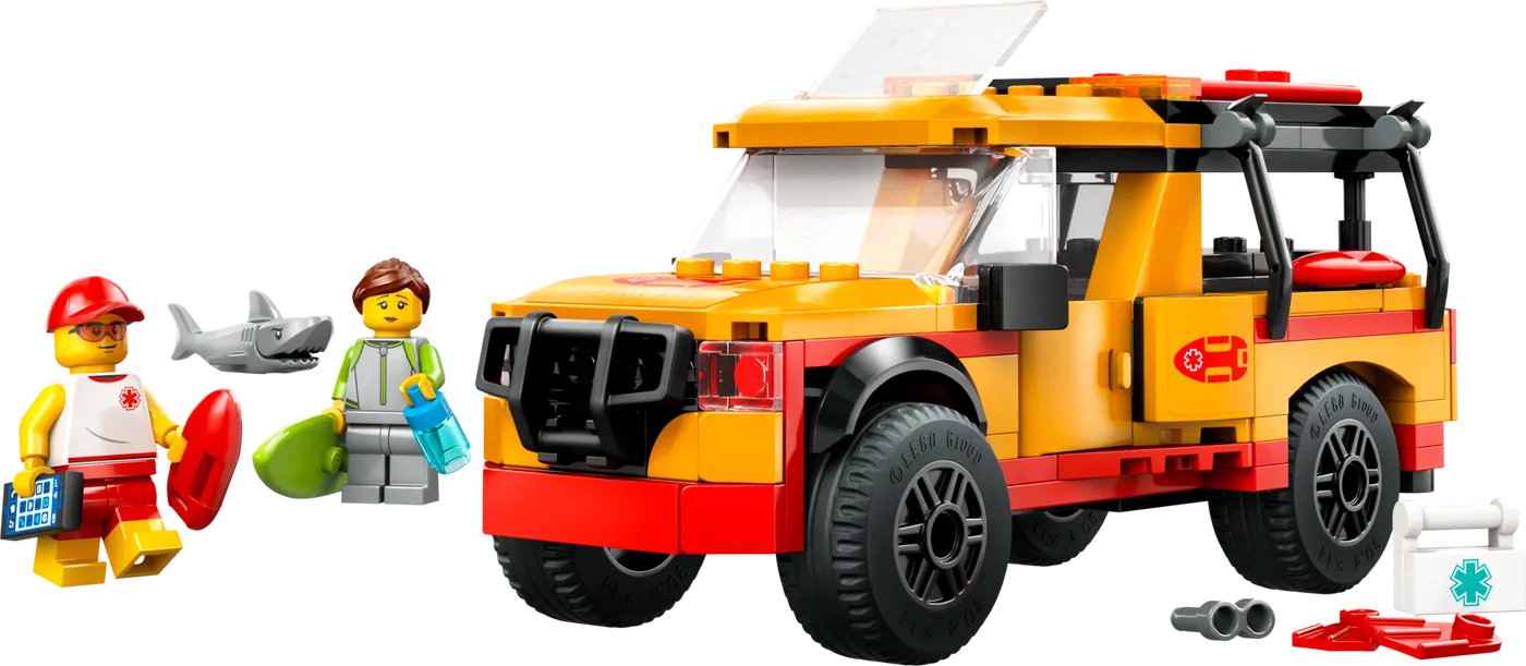 LEGO 60453 Camion de Sauvetage de Plage du Maître-nageur - prix | Brick Broker