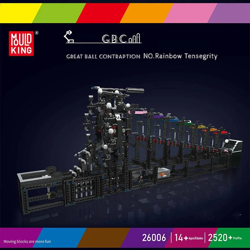 Mould King Tensegrité arc-en-ciel (MOU-26006) - prix | Brick Broker