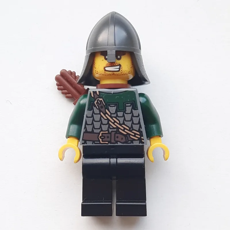 Dragon Knight, Archer, Dark Green, Helmet, Qu… — minifigurine LEGO | Brick Broker