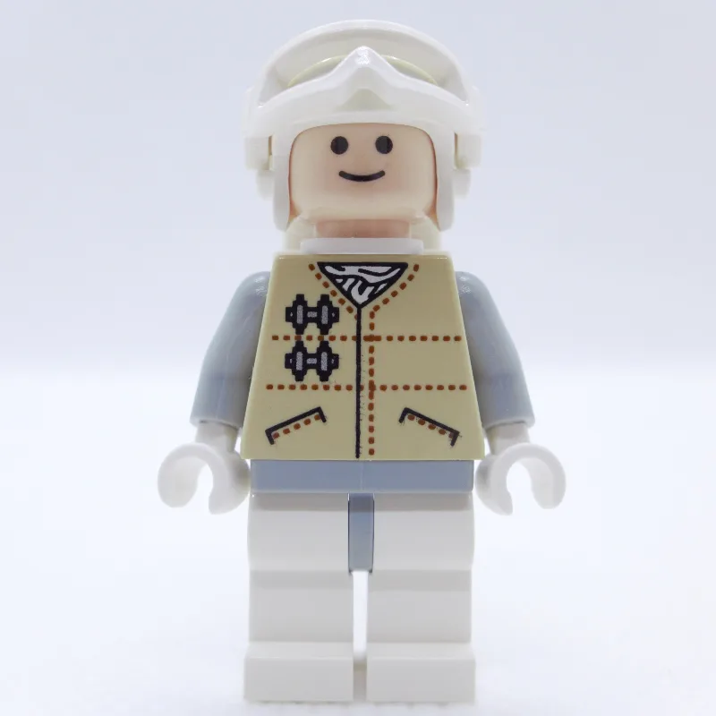 Rebel Trooper in Hoth Uniform, White Hat, Tan… — minifigurine LEGO | Brick Broker