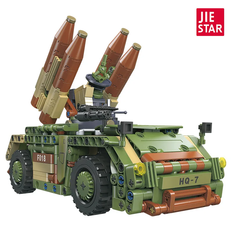 JIESTAR Modèle de véhicule de défense aérienne Hongqi 7 (JS-58139) - prix | Brick Broker