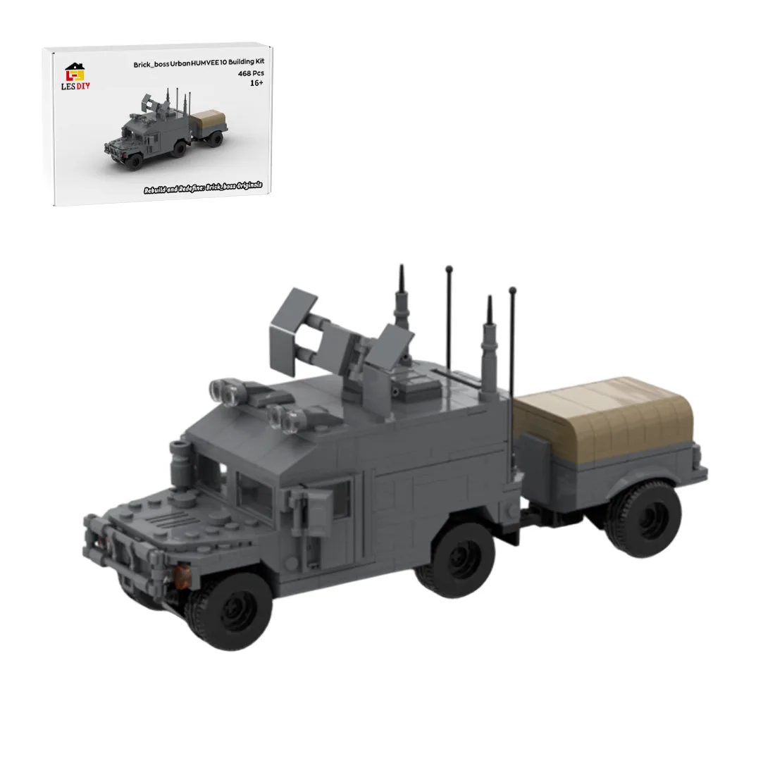 LesDiy 10 Véhicule militaire moderne (LESDIY-3745002) - prix | Brick Broker