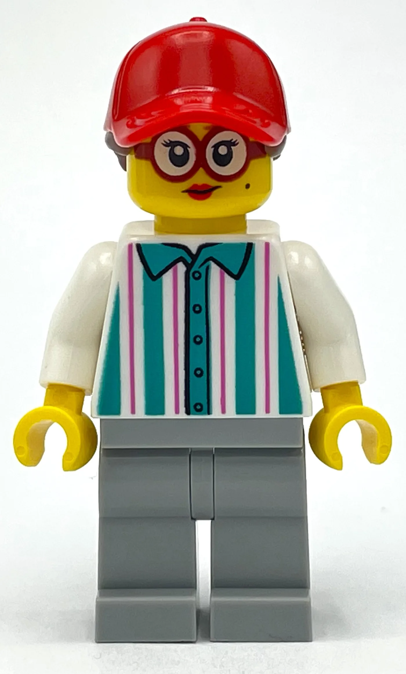 White/Dark Turquoise Torso, Light Bluish Grey… — minifigurine LEGO | Brick Broker