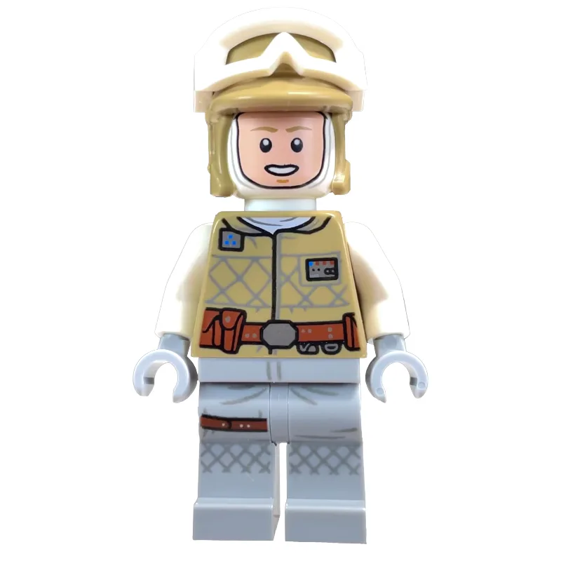 Luke Skywalker, Hoth Outfit, Tan Hat, Printed… — minifigurine LEGO | Brick Broker
