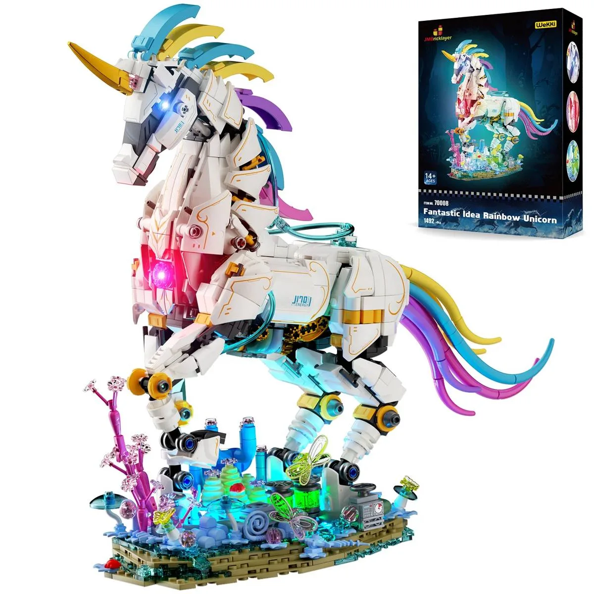 JMBricklayer Licorne arc-en-ciel (JMB-70008) - prix | Brick Broker