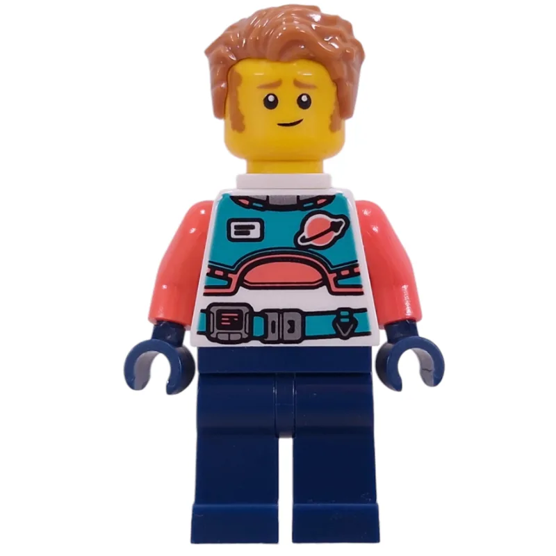 Astronaut, White Torso, Dark Blue Legs, Mediu… — minifigurine LEGO | Brick Broker