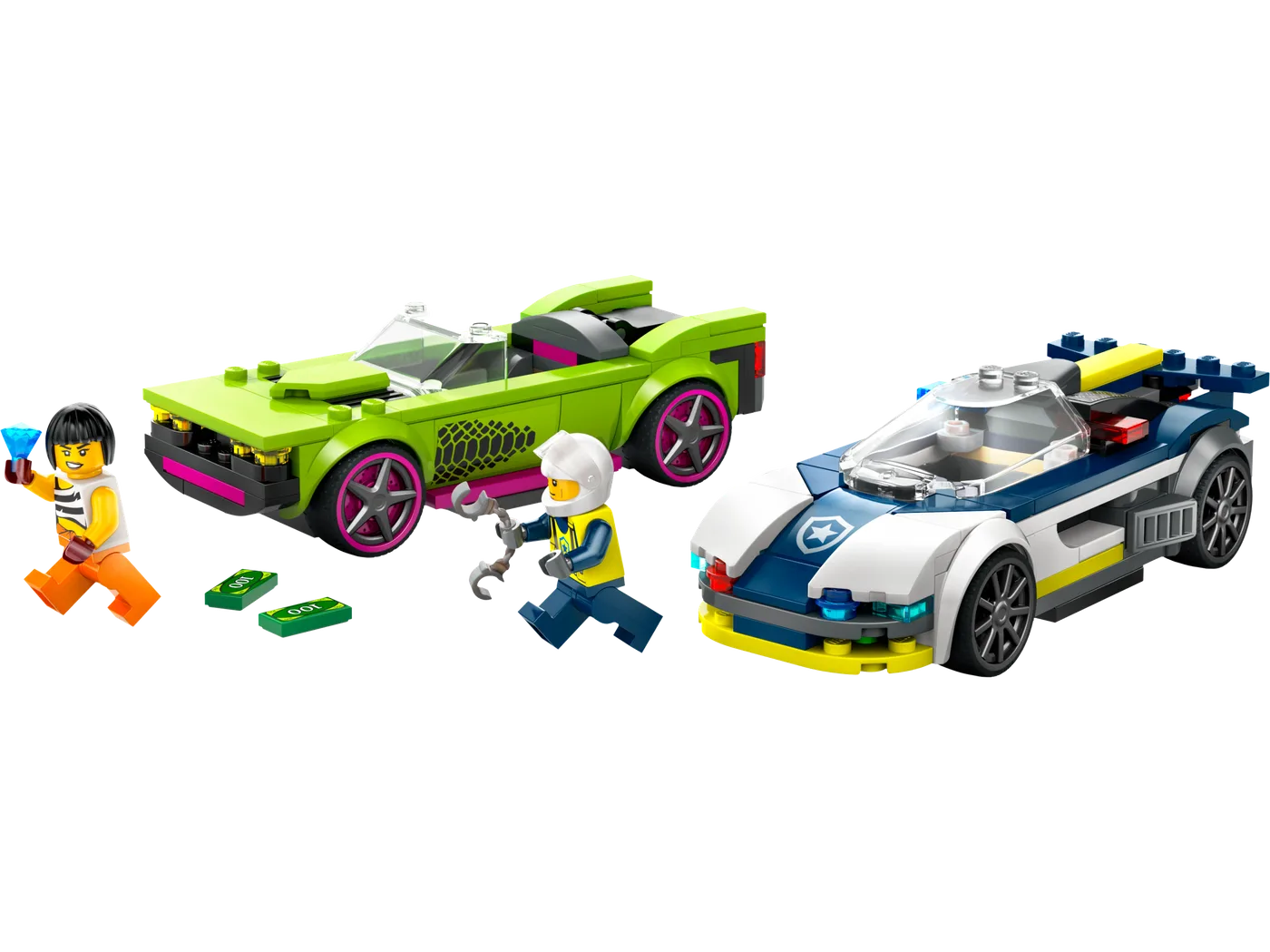 LEGO 60415 Polizei- und Muscle-Car-Verfolgungsjagd - preis | Brick Broker