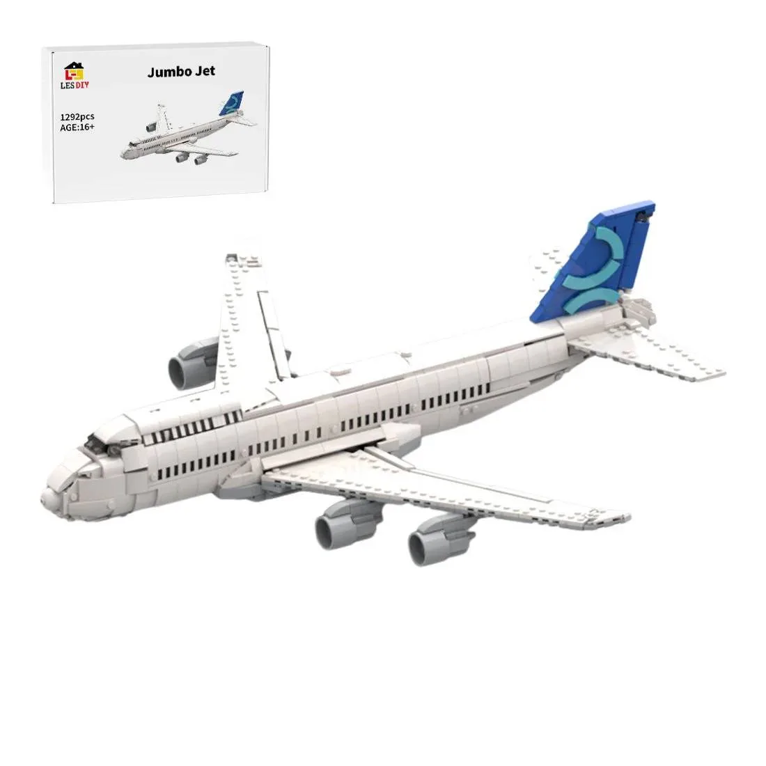 LesDiy Avion civil 747 Jumbo Jet (LESDIY-3513125) - prix | Brick Broker