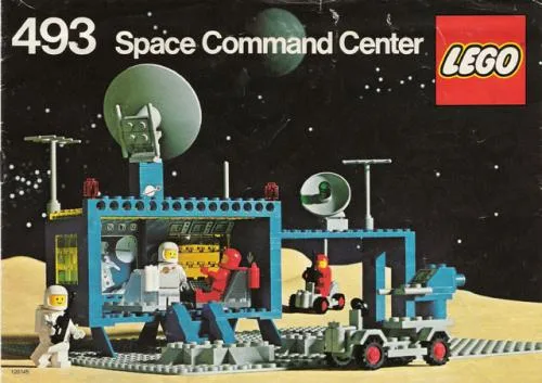 LEGO 493 Centre de commandement spatial (version plaque plate) - prix | Brick Broker
