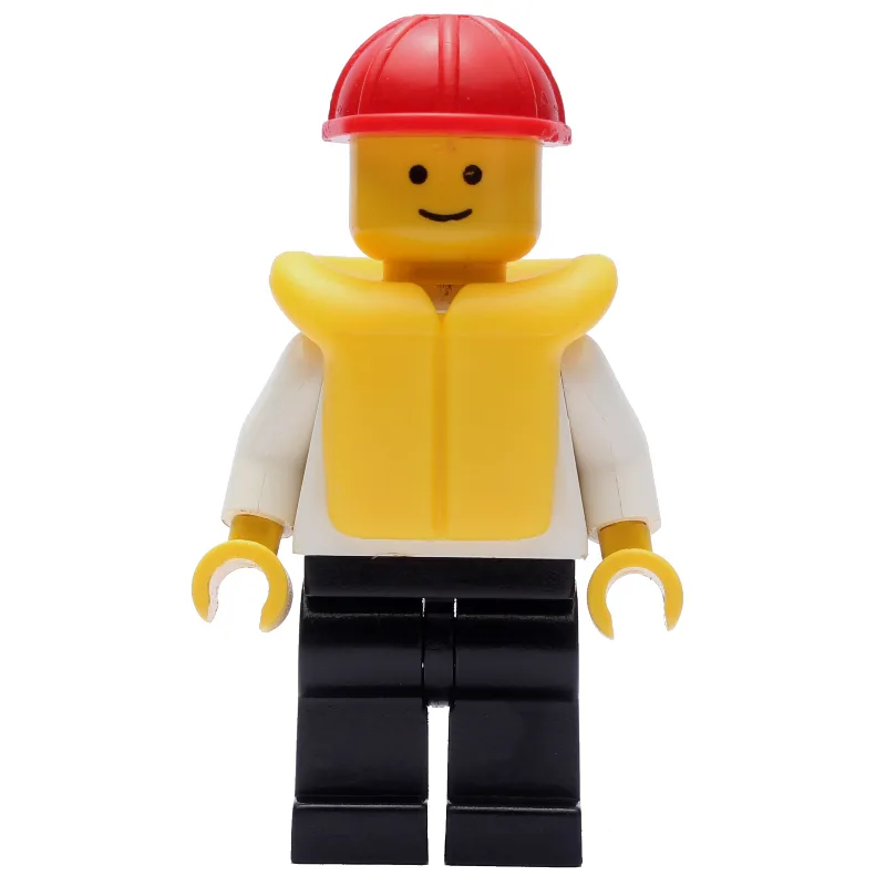 Sailor, White Top with Anchor, Red Hard Hat,… — minifigurine LEGO | Brick Broker