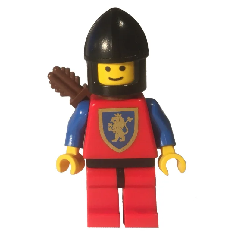 Archer (Crusader Lion) - Red Legs, Black Chin… — minifigurine LEGO | Brick Broker