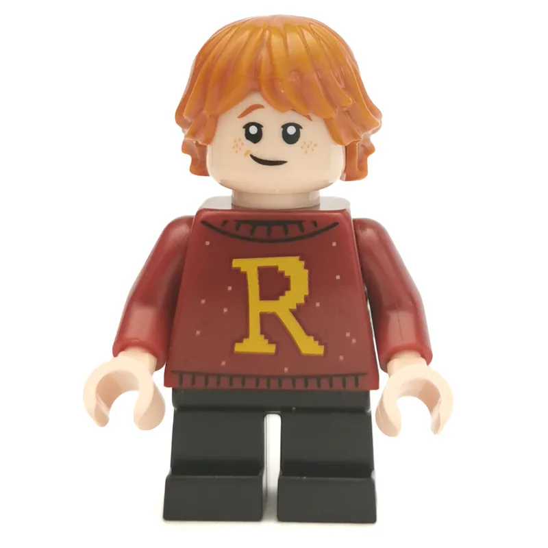 Ron Weasley, Dark Red Sweater with 'R' Monogr… — minifigurine LEGO | Brick Broker