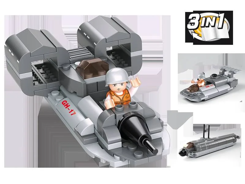 Sluban Jet Boat 3-en-1 (SLB-M38-B0537F) - prix | Brick Broker