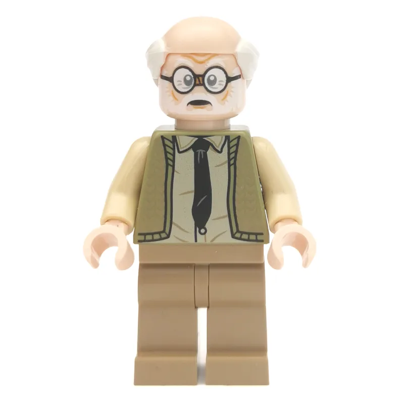 Ernie Prang, Olive Green Sweater, Dark Tan Le… — minifigurine LEGO | Brick Broker