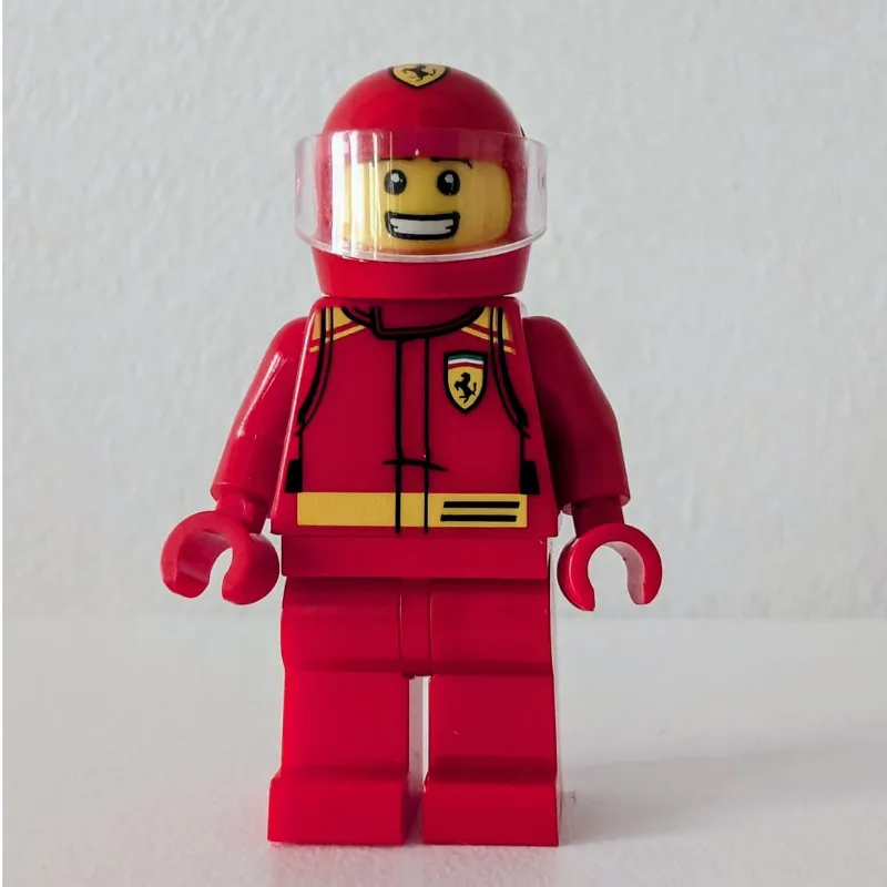 Race Driver, Ferrari, Helmet — dans quels sets LEGO ? (fig-017742) | Brick Broker