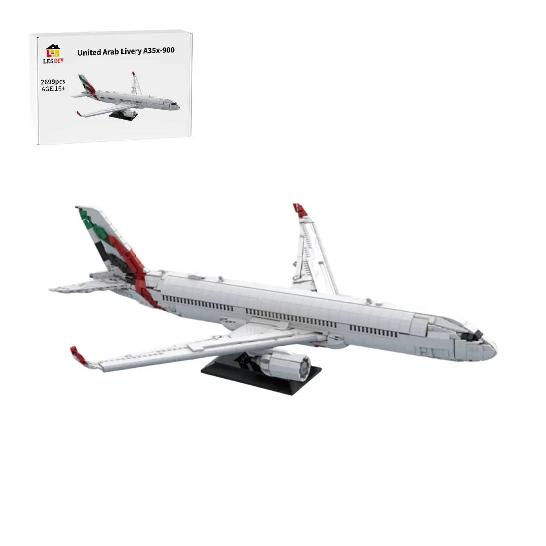 LesDiy Avion de ligne UAE A35X-900 (LESDIY-3713370) - prix | Brick Broker