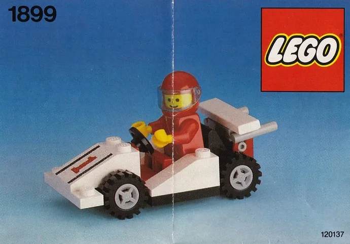 LEGO 1899 Voiture de course numéro 1 - prix | Brick Broker