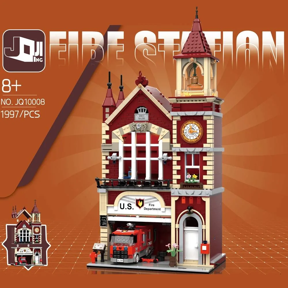 JiQing Caserne de pompiers (JQ10008) - prix | Brick Broker