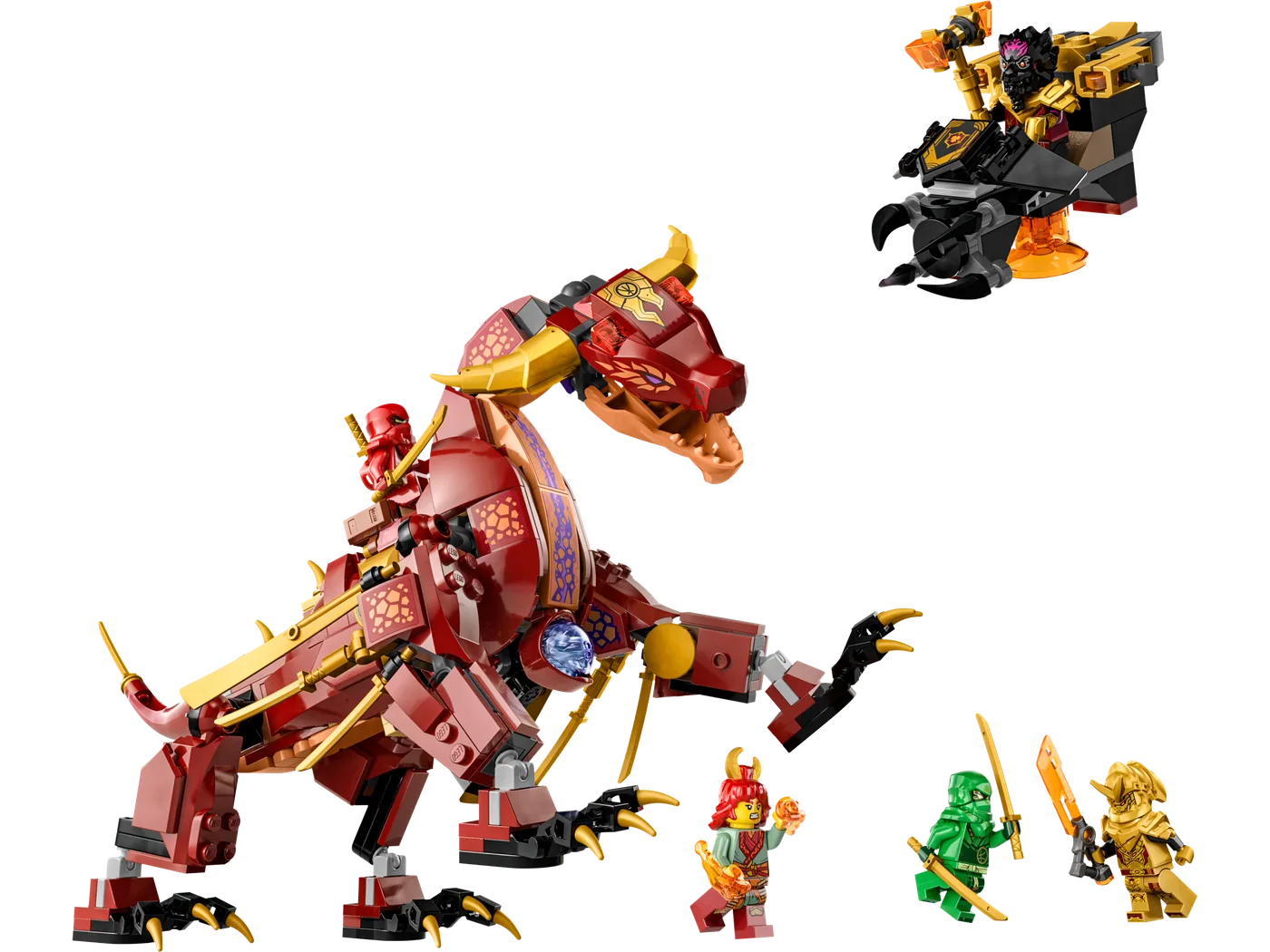 LEGO 71793 Dragon de lave transformable Heatwave - prix | Brick Broker