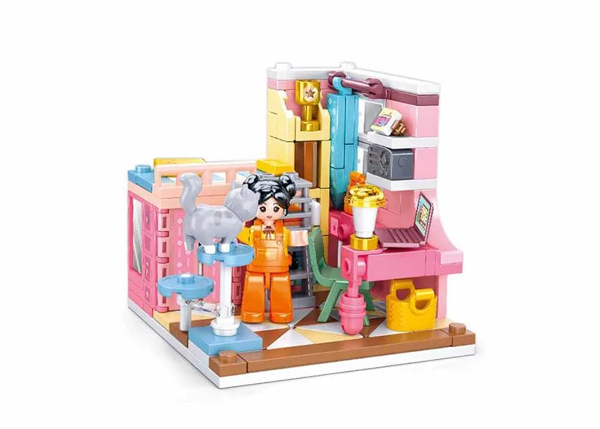 Sluban Chambre à coucher (SLB-M38-B1016D) - prix | Brick Broker