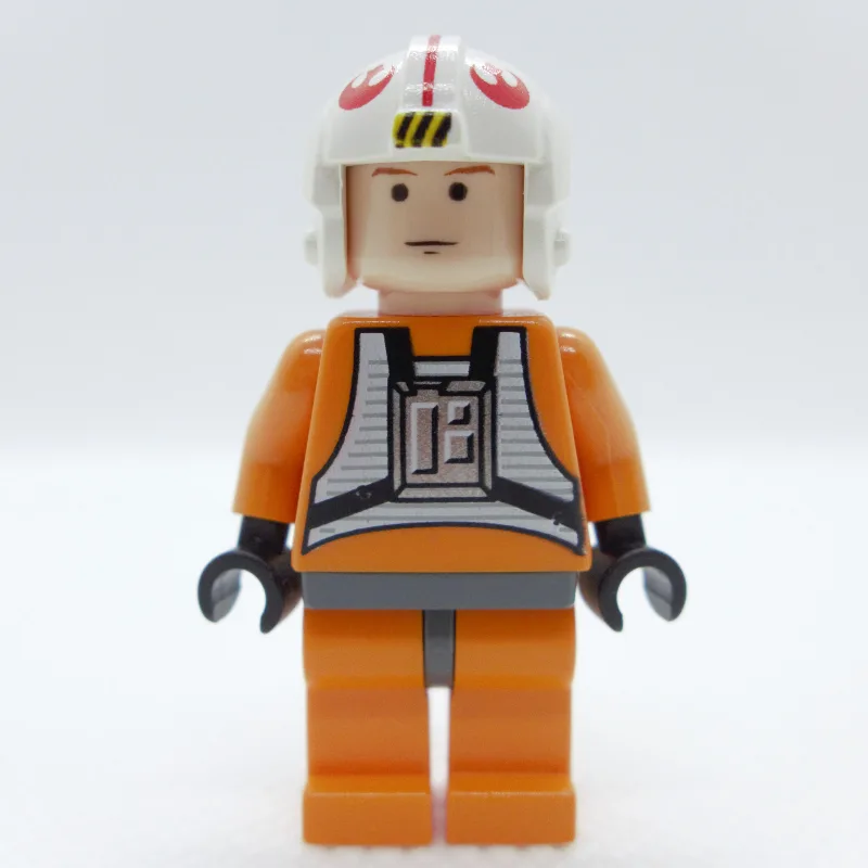 Luke Skywalker, Orange Rebel Pilot Outfit, Da… — minifigurine LEGO | Brick Broker
