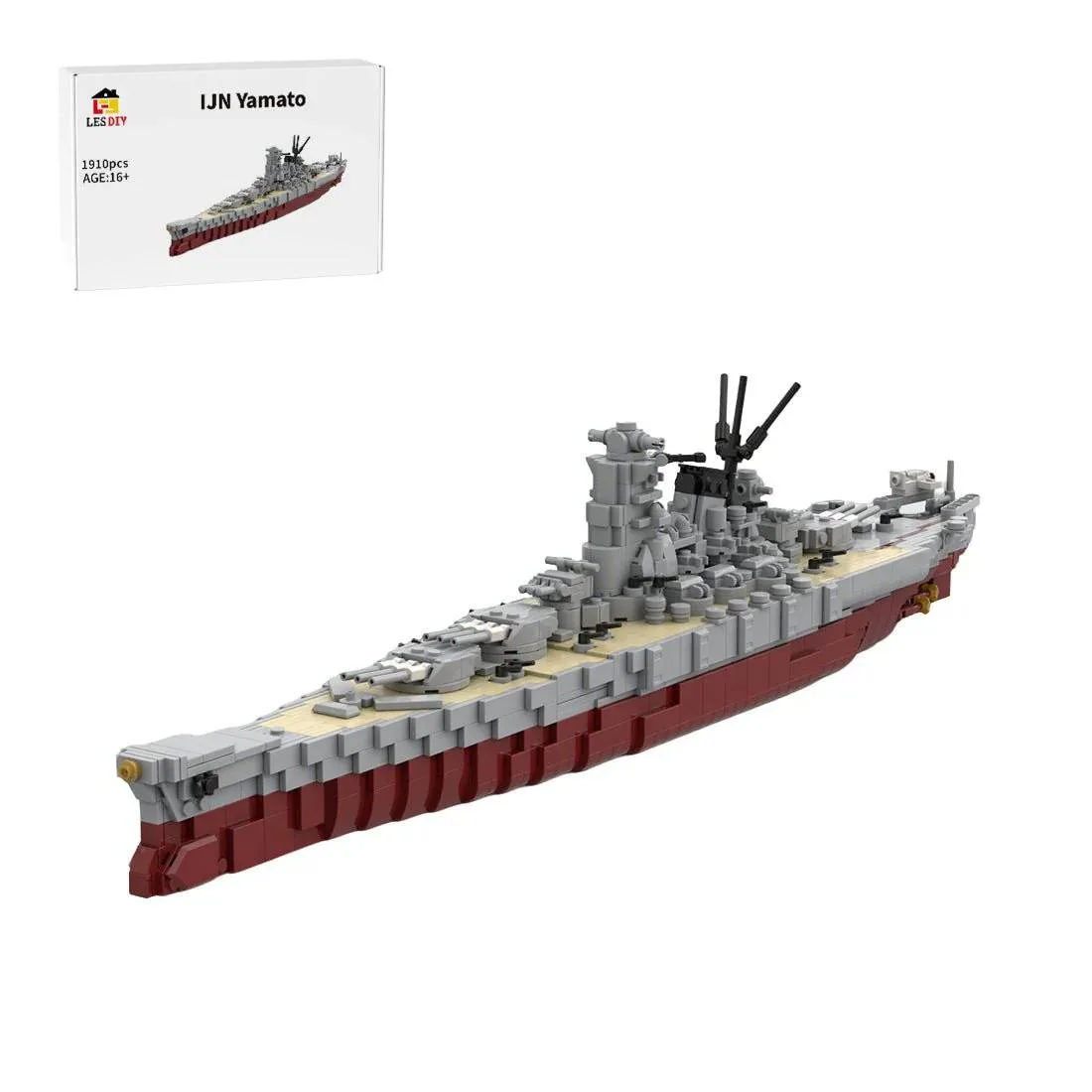 LesDiy Cuirassé de la marine japonaise Yamato (LESDIY-3655651) - prix | Brick Broker
