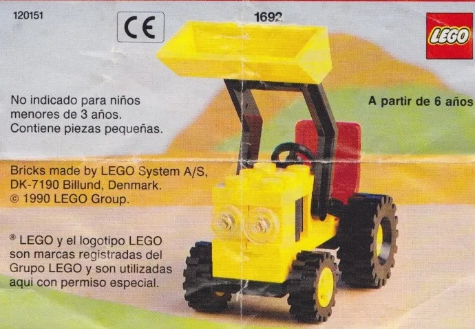 LEGO 1692 Chargeur de tracteur - prix et où acheter | Brick Broker