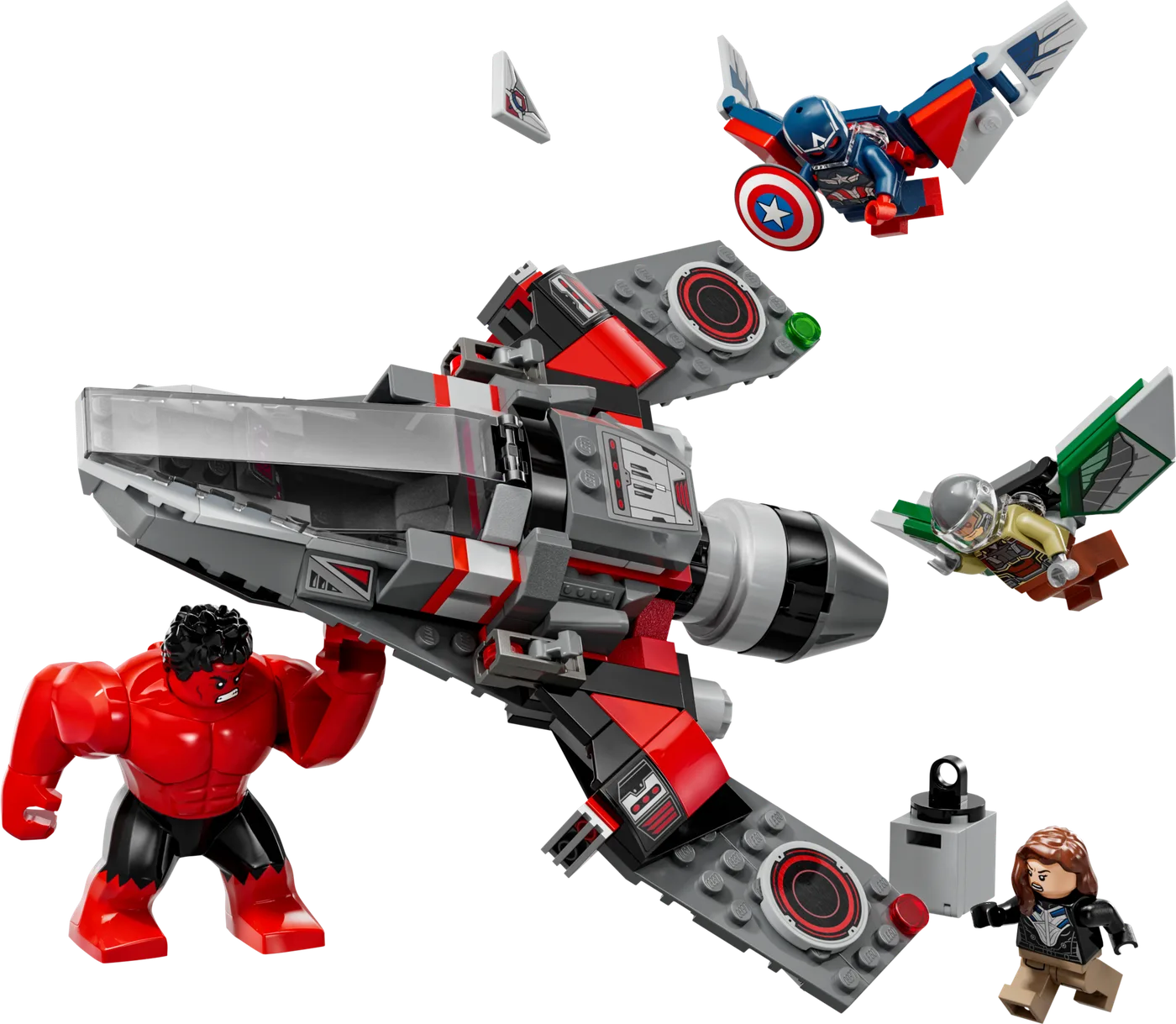 LEGO 76292 Captain America contre le combat du Red Hulk - prix | Brick Broker