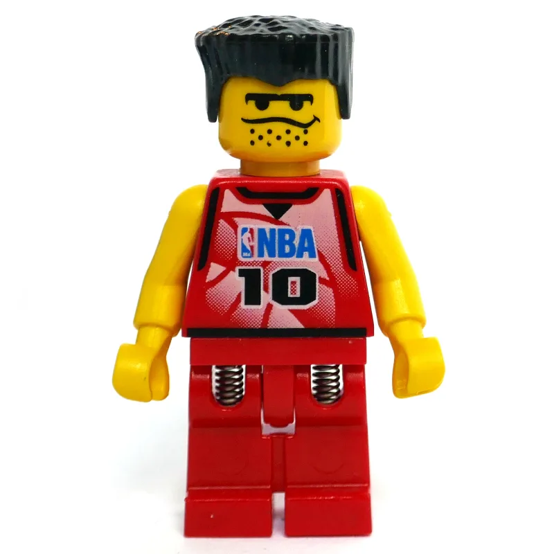 Basketball Player, Red Torso, Red Legs #10 — minifigurine LEGO | Brick Broker