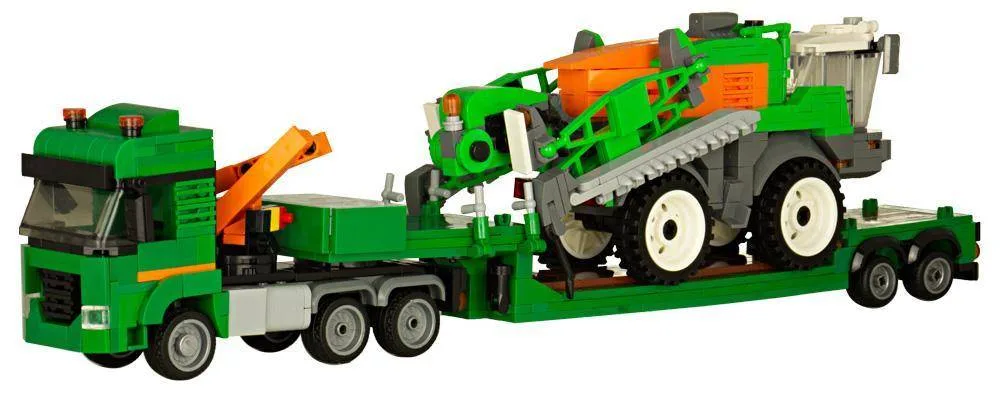 BlueBrixx Chargeuse sur pneus AMAZONE avec pulvérisateur agricole (BB-102749) - prix | Brick Broker
