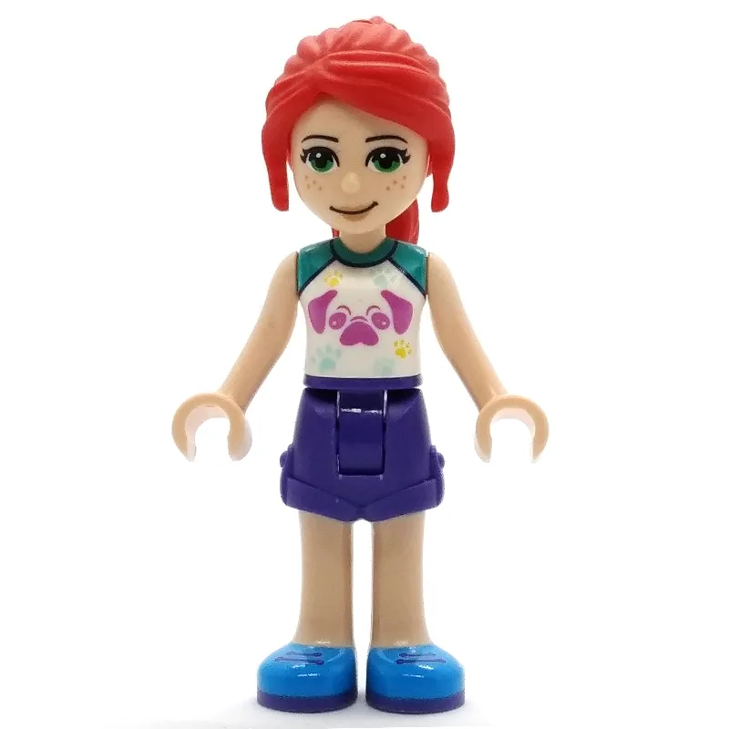 Mia - White Top, Dark Purple Skirt — dans quels sets LEGO ? (fig-010866) | Brick Broker