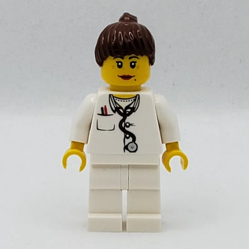 Doctor, Woman, White Torso with Stethoscope a… — minifigurine LEGO | Brick Broker