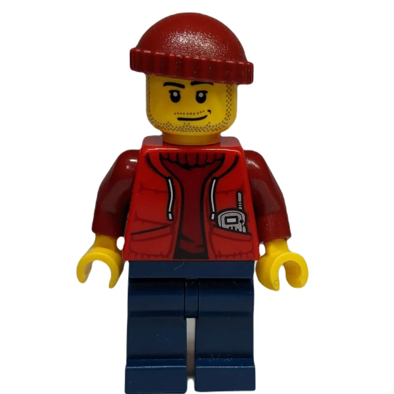 Marine Explorer, Open Red Jacket over Dark Re… — minifigurine LEGO | Brick Broker
