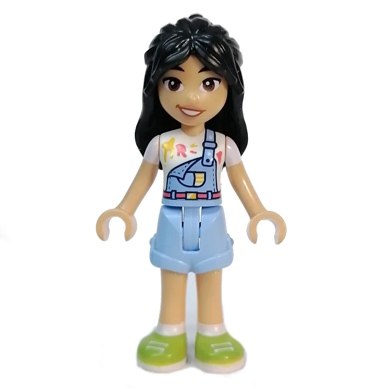 Liann - White Top, Bright Light Blue Skirt — minifigurine LEGO | Brick Broker
