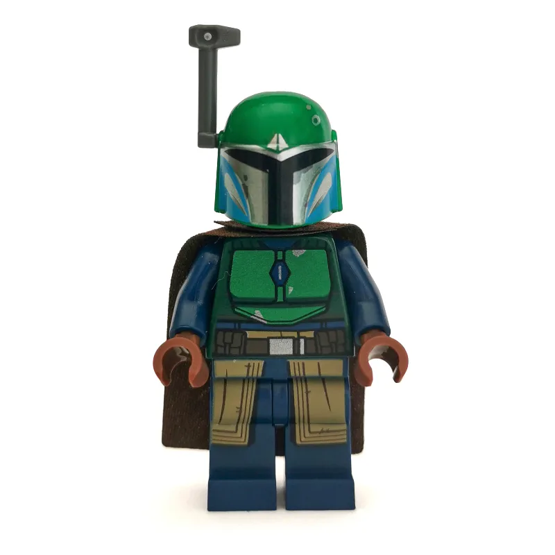 Mandalorian Tribe Warrior, Dark Blue and Green — minifigurine LEGO | Brick Broker