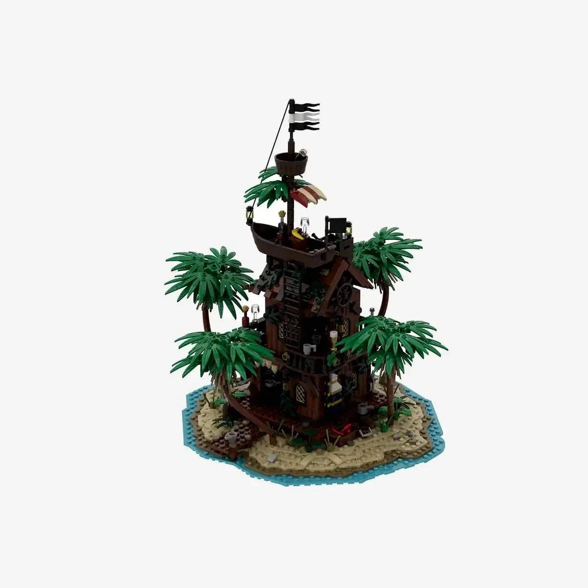 BlueBrixx Île des Pirates - Taverne du port (BB-108326) - prix | Brick Broker