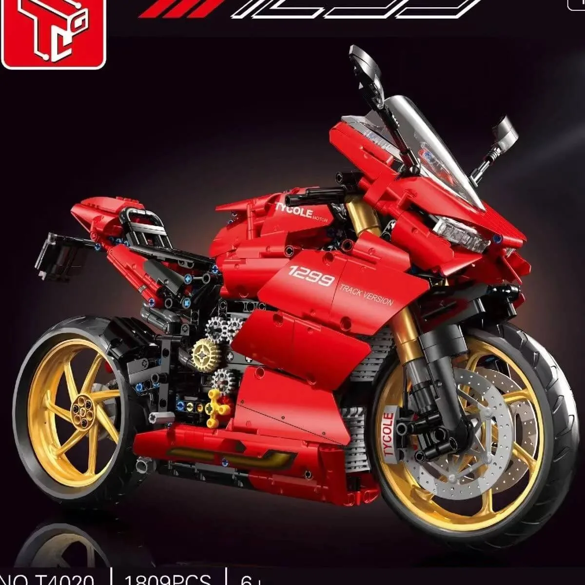 TaiGaoLe Moto Rouge (TGL-T4020) - prix et où acheter | Brick Broker