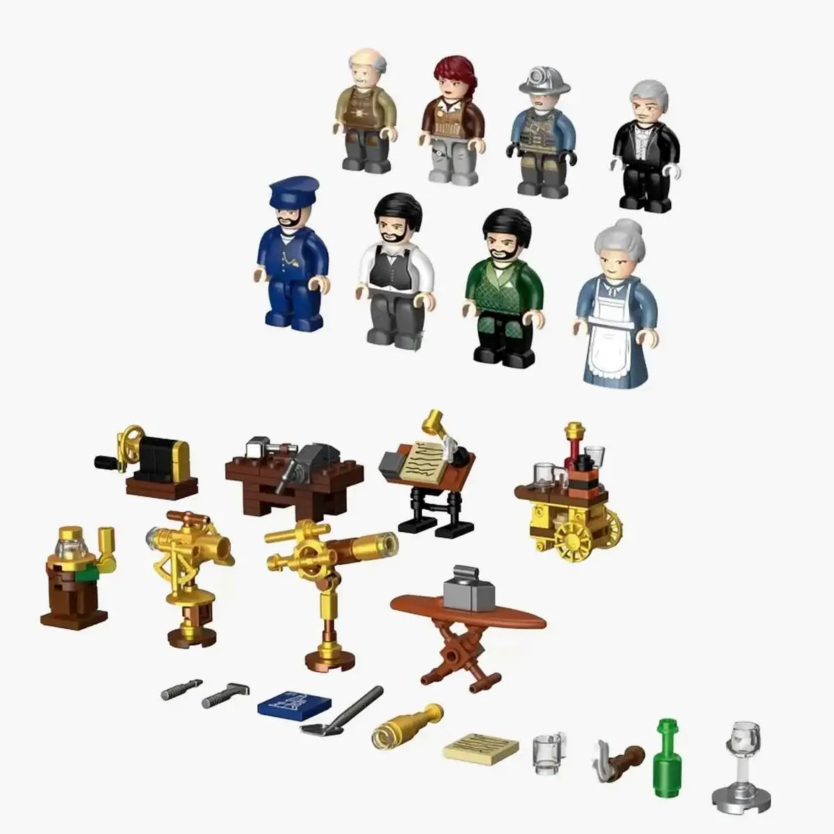 BlueBrixx Pack de minifigurines - Voyage de l'astronome (BB-108006) - prix | Brick Broker
