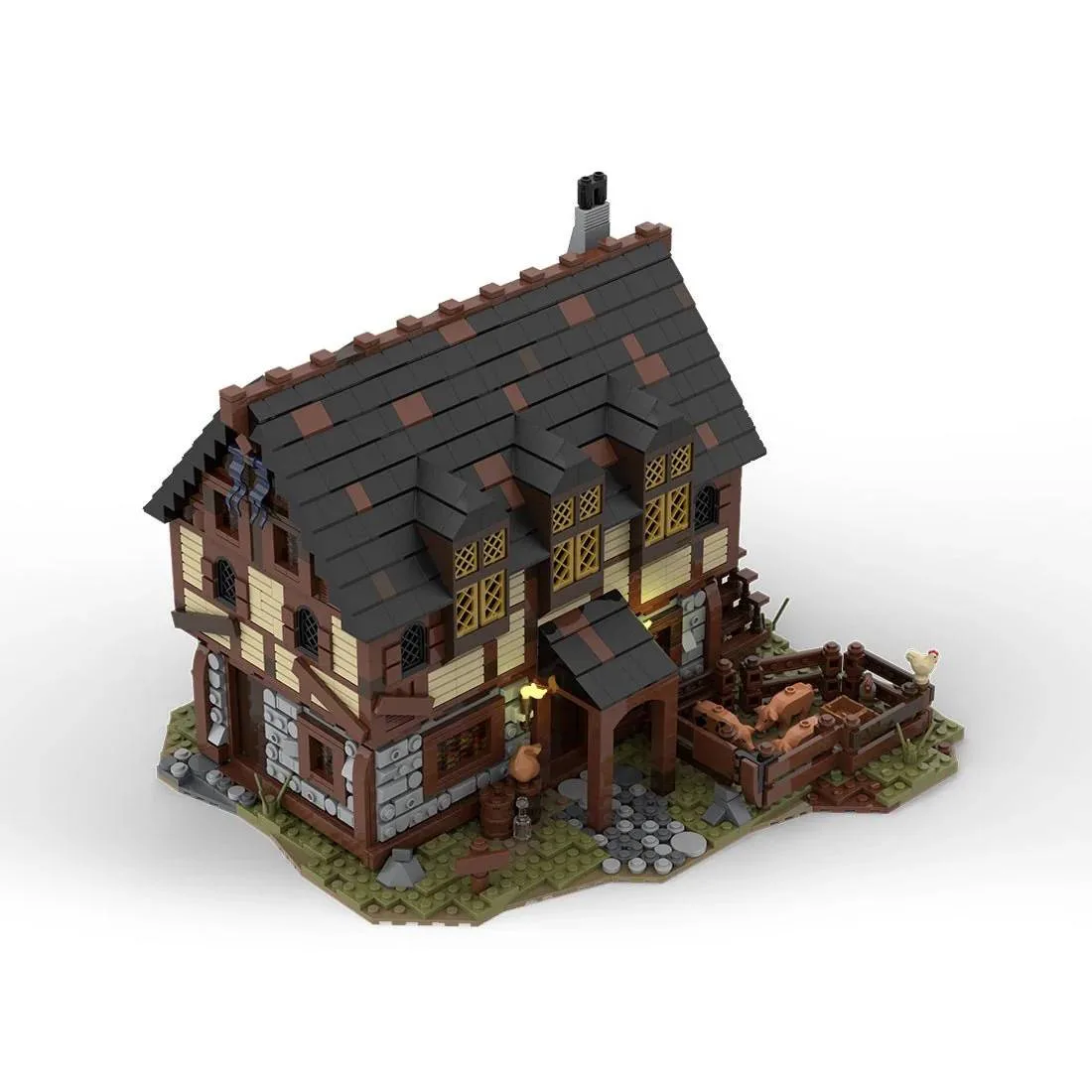 LesDiy Maison et ferme de marchand médiéval (LESDIY-3568855) - prix | Brick Broker