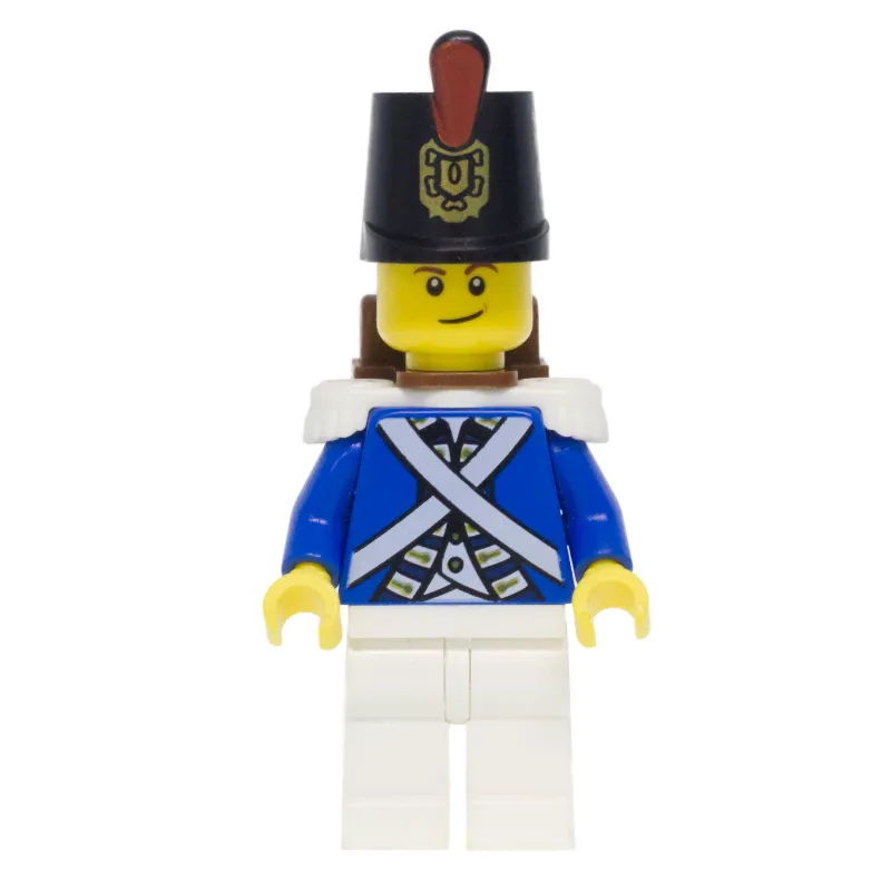 Soldier (Bluecoat) - Lopsided Smile — dans quels sets LEGO ? (fig-004716) | Brick Broker
