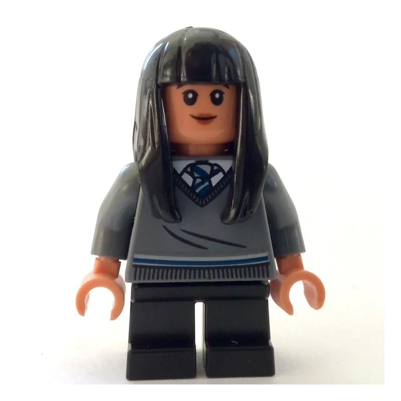 Cho Chang - Dark Bluish Grey Sweater, Black L… — minifigurine LEGO | Brick Broker