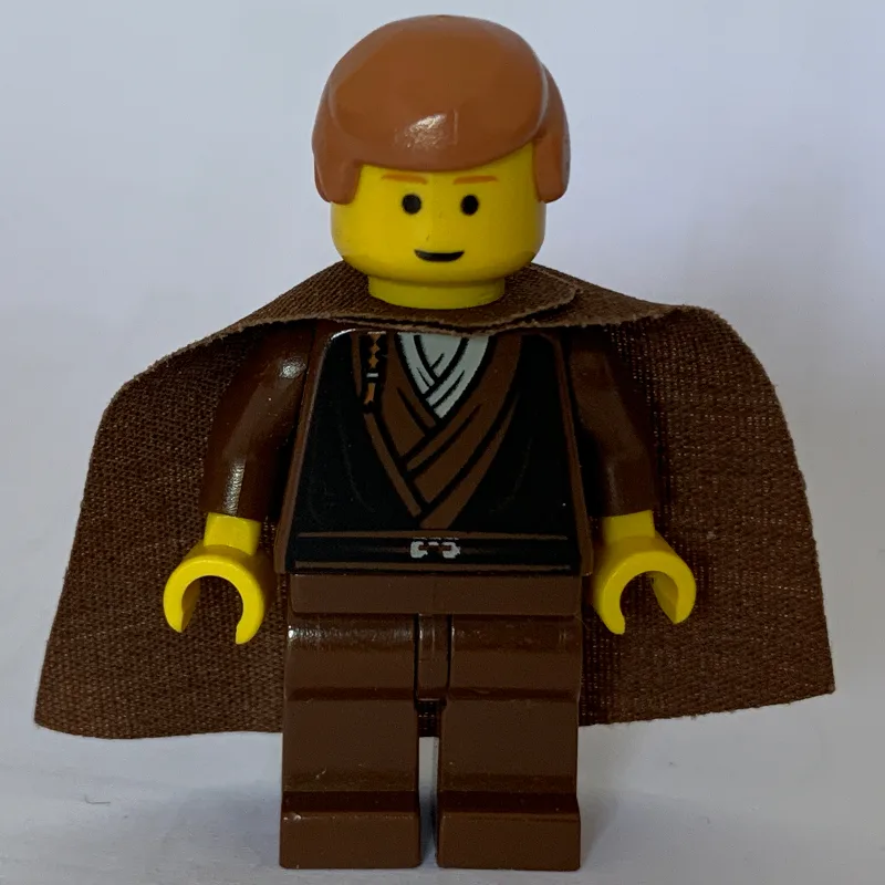 Anakin Skywalker, Padawan, Yellow Skin, Cape — minifigurine LEGO | Brick Broker