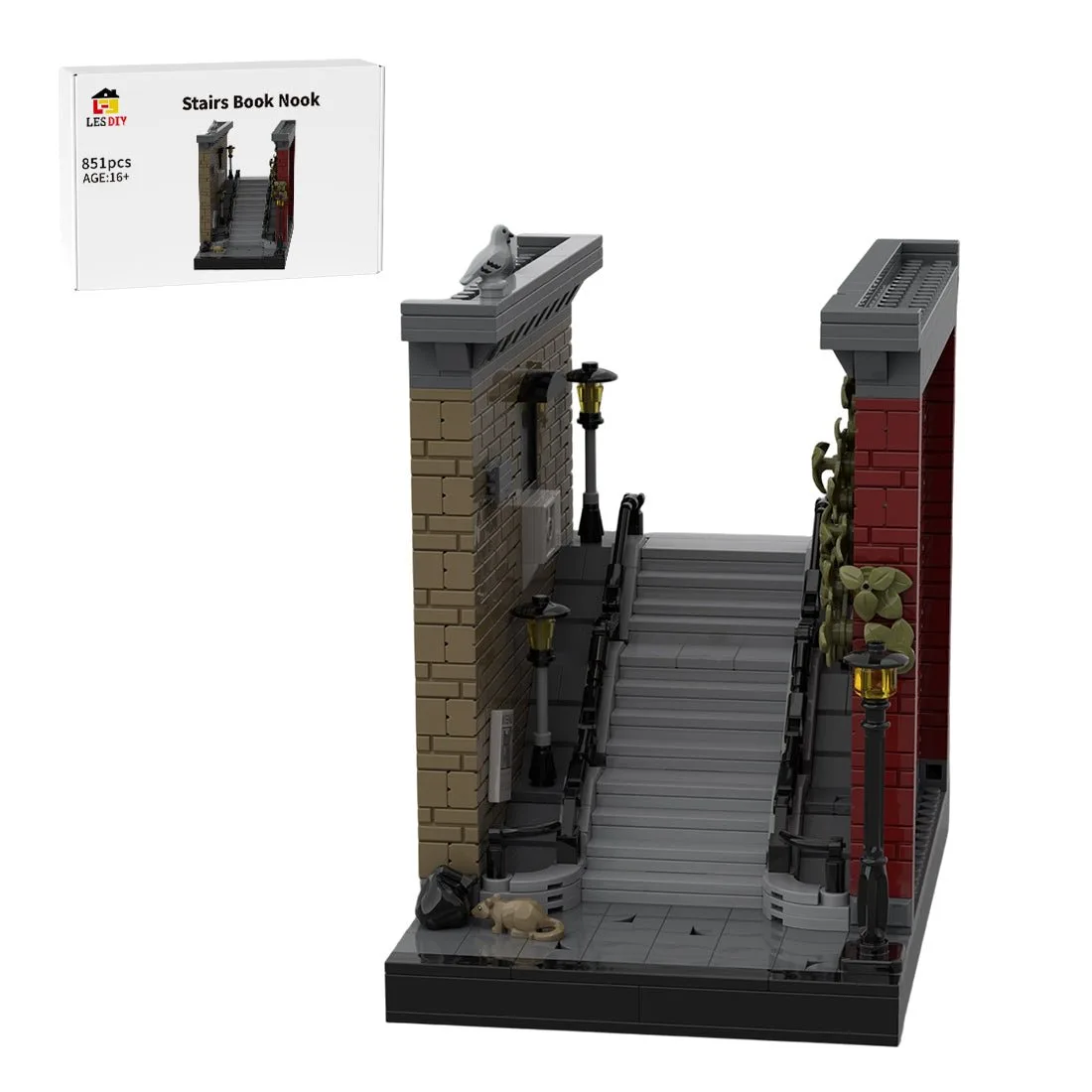 LesDiy Joker Stairs Book Nook (LESDIY-3740067) - prix | Brick Broker